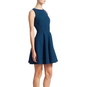 NWT Cinq à Sept Araceli Stitch Dress Small 6 Blue